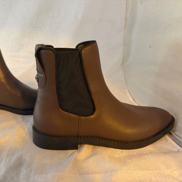 Aerosoles Tropea Women's Brown Faux Leather Ankle Boots Women Size 10 NEW - Picture 5 of 7